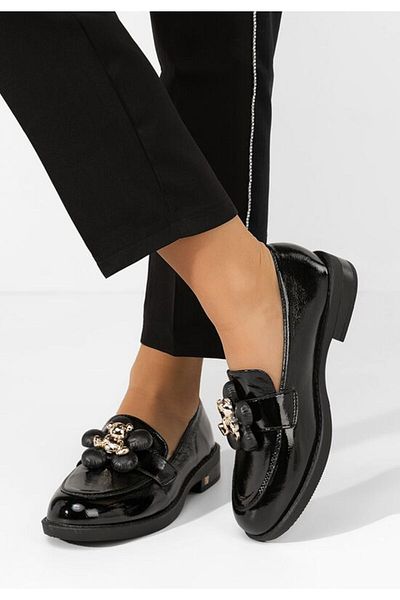 B T Shoes Mocasini dama Ezekiel negri