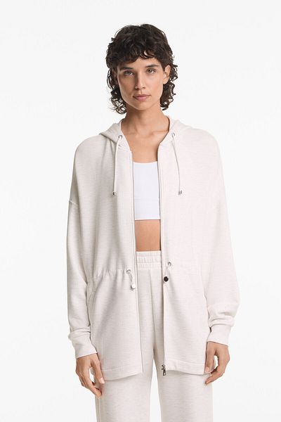 Oysho Long jacket with adjustable waist