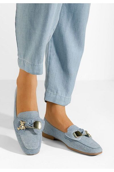 B T Shoes Mocasini dama Vitena denim