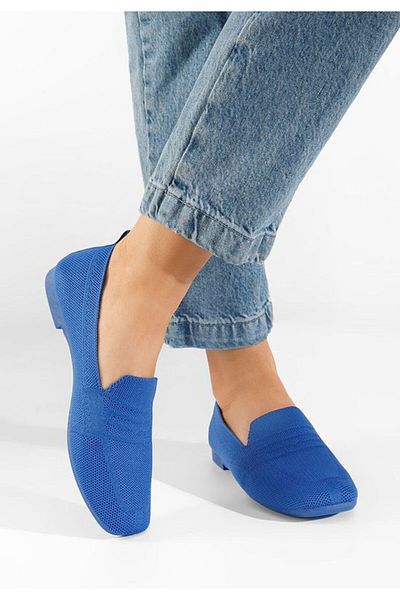 B T Shoes Mocasini dama Kirrana albastri