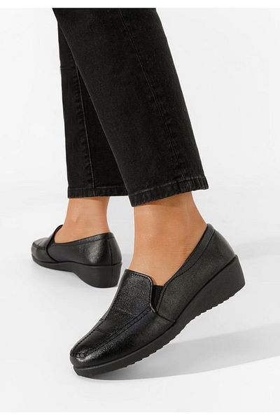 B T Shoes Mocasini dama Laurentina negri