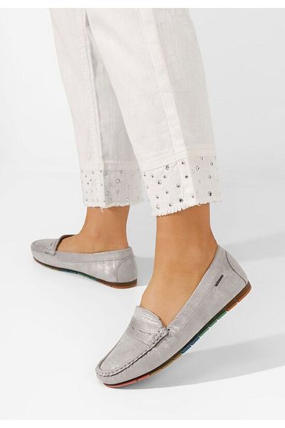 B T Shoes Mocasini dama Tamina gri
