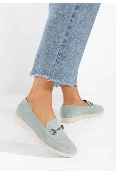B T Shoes Mocasini dama piele Elvia B V2 bleu