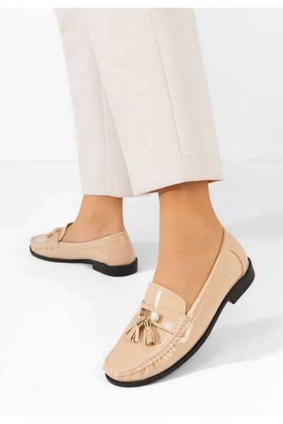 B T Shoes Mocasini dama Dallas bej