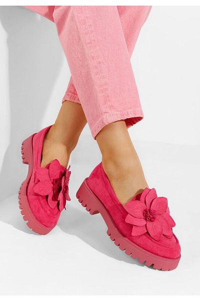 B T Shoes Mocasini dama Camelea fucsia