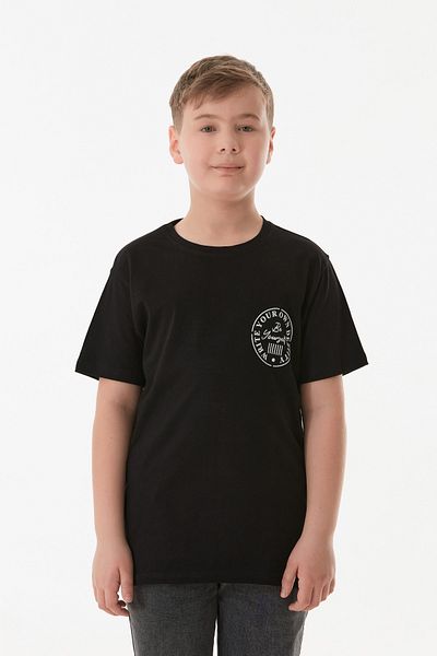 Fulla Moda Tricou pentru băiat 100% bumbac cu imprimeu text