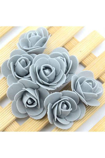 Choice 450PCS-480PCS Gary About  480pcs-500pcs/3cm Mini PE Foam Rose Flower Head Artificial Rose Flowers Ha