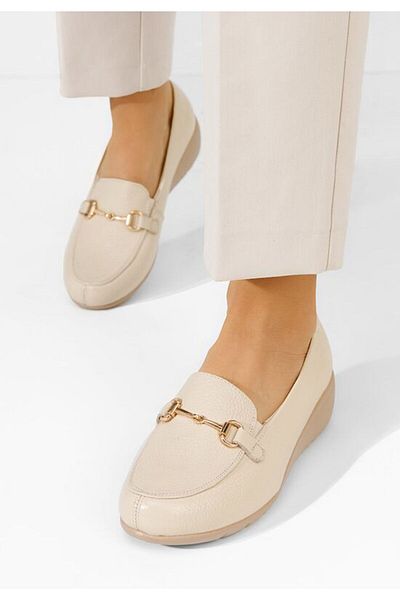 B T Shoes Mocasini dama Derina bej