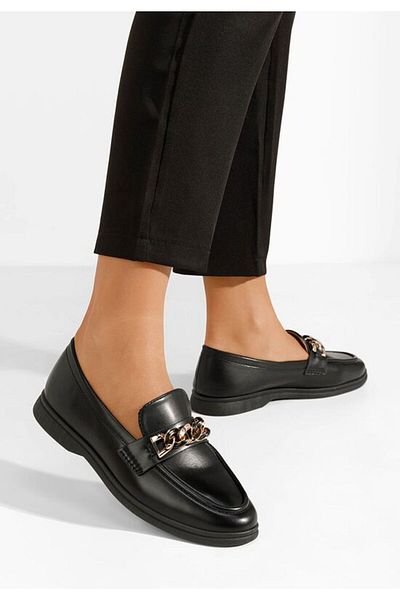 B T Shoes Mocasini dama Eroche negri