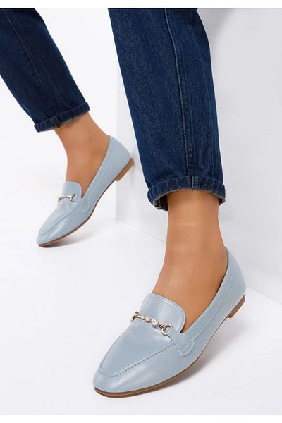 B T Shoes Mocasini dama Paulena albastri
