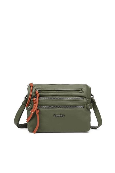Galat Δερμάτινη τσάντα ώμου 21K Barcelona Durable Rölaks Wash 1920