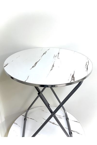 Generic Foldable table for hospitality and serving, available in white