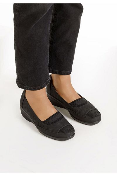 B T Shoes Mocasini cu platforma Nalanda Negri