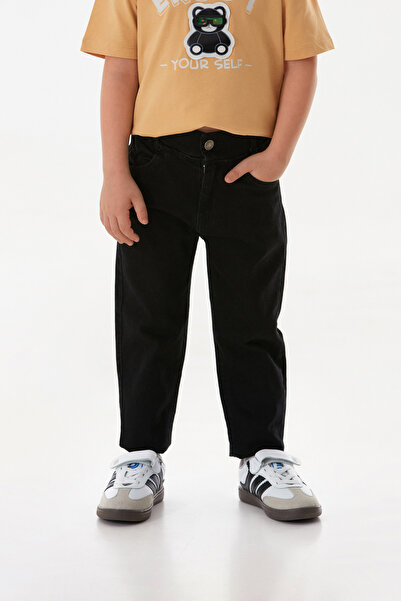 Fulla Moda Elastic Waist Zippered Boy's Trousers