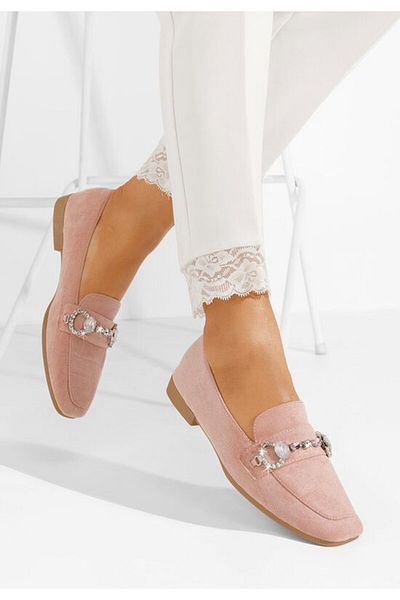 B T Shoes Mocasini dama eleganti Venea roz