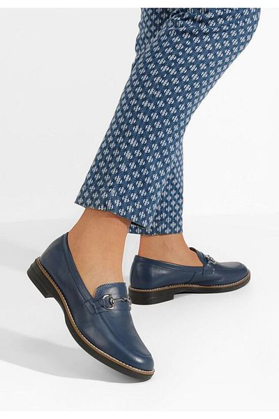 B T Shoes Mocasini dama Evadne bleumarin