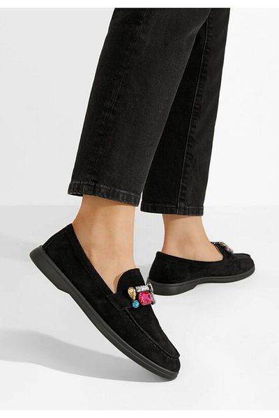 B T Shoes Mocasini dama comozi Maceira V9 negri