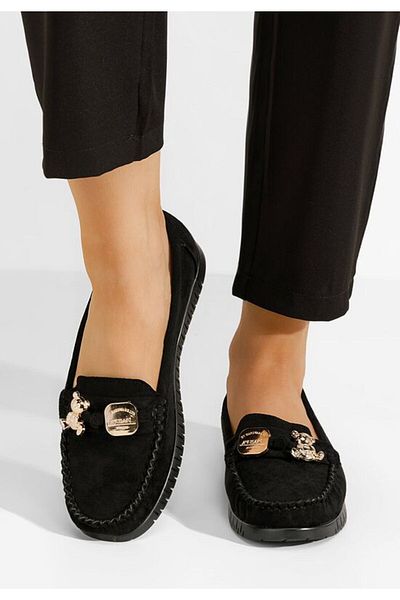 B T Shoes Mocasini dama Maritia negri
