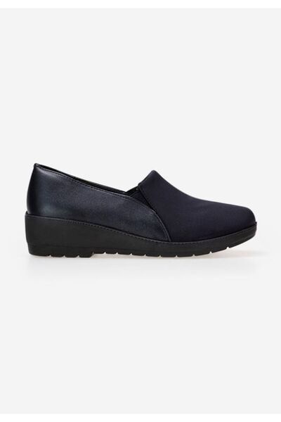 B T Shoes Mocasini cu platforma Yanira navy