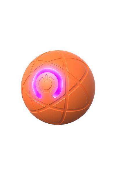 Choice Orange New Smart Teasing Dog Ball Bite Resistant LED Dog Bouncing Toy Ball Boredom Relief Artifact D