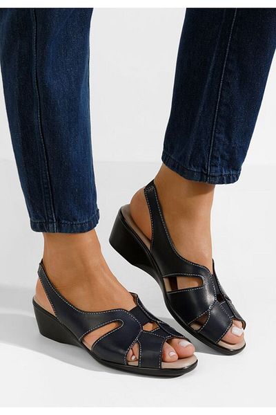B T Shoes Sandale dama Laurella navy
