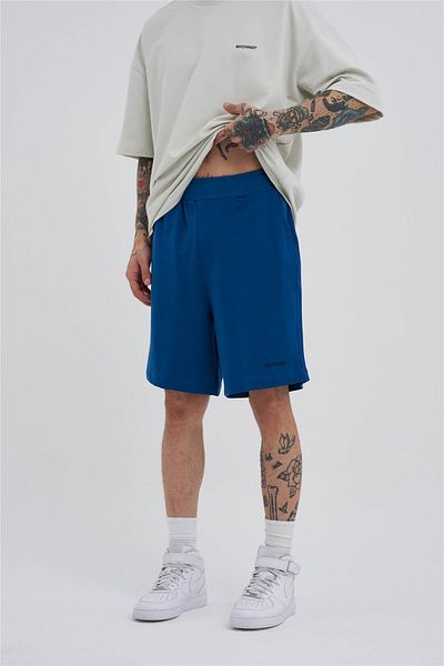 Machinist Unisex Oversize Basic σορτς τσέπης - New Indigo