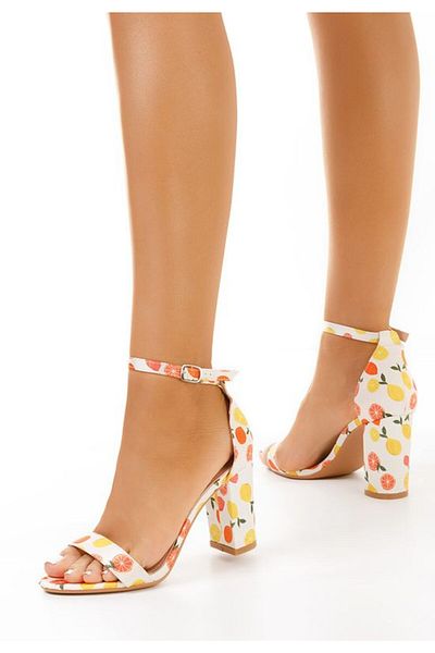 B T Shoes Sandale dama Nieva portocalii