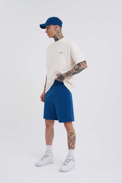 Machinist Ανδρικό Basic Relaxed New Indigo σορτς