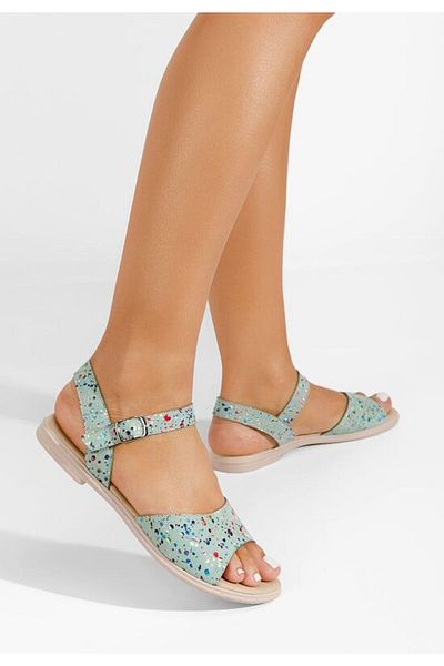 B T Shoes Sandale dama piele Viadana V3 multicolore