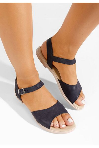 B T Shoes Sandale dama piele Viadana navy