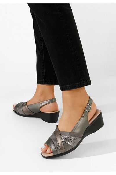 B T Shoes Sandals with orthopedic sole Nema gray