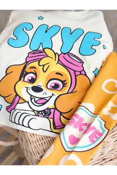 Magu Girls Paw Patrol Skye T-Shirt & Leggings, Set of 2 Cotton and Comfortable