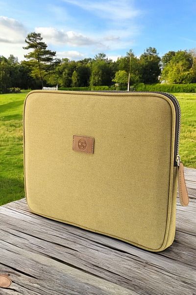 EYLÜL EZGİ BUTİK Unisex 13 & 14 Inch Canvas Waterproof Computer Laptop Case