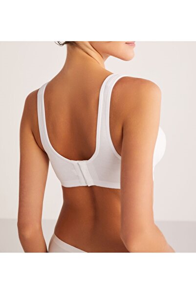 Kom Women's Gathering Underwireless & Cupless Transparent Bra