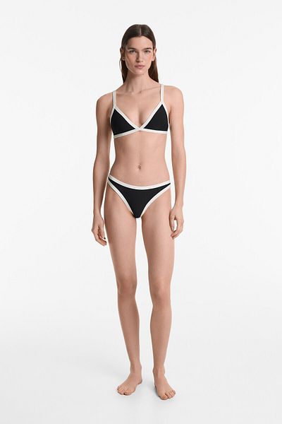 Oysho Contrast trim classic bikini briefs