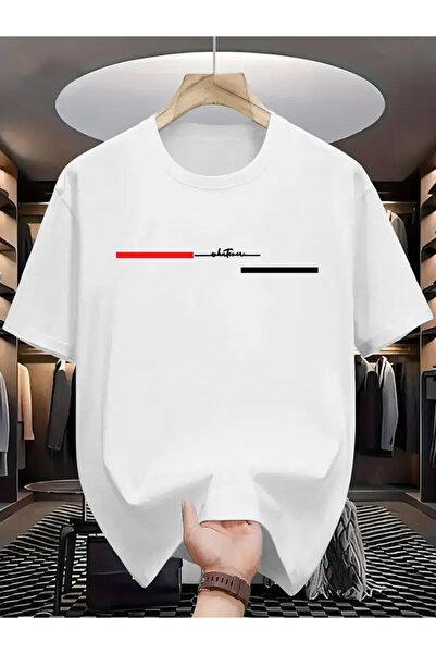 npLStore تي شيرت كبير الحجم مطبوع للجنسين