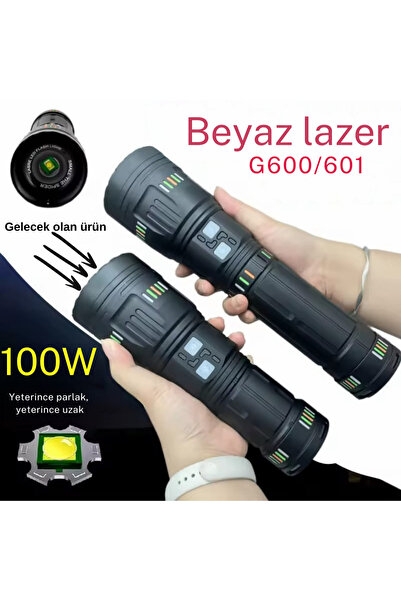 farissu Led Şarjlı El Feneri – Güçlü Aydınlatma, Su Geçirmez, Power Bank Özel...