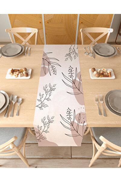 GREENDECOR Husă de masă digitală cu design personalizat cu model de flori boe...