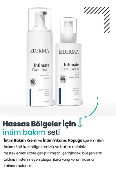 izderma Intim Bakım Kremi Ve Köpüğü (dış Genital Bölge Için Koku Ve Kaşıntı K...