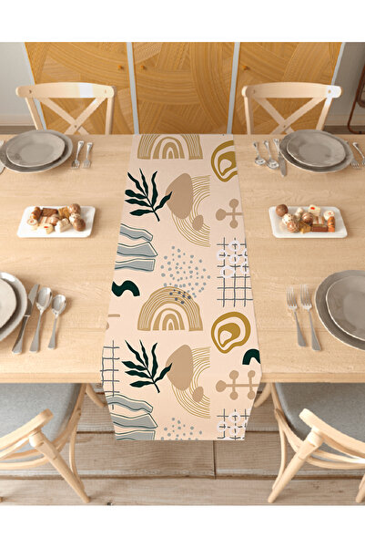 GREENDECOR Bohemian Floral Leaf Wave Sea Sun Water Moon με μοτίβο ειδικού σχε...