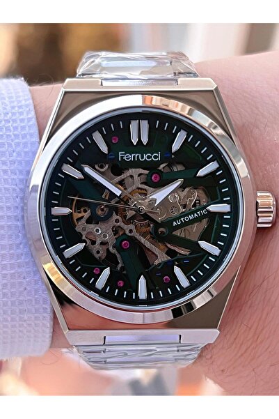 Ferrucci Automatic Men's Wrist Watch 3 Atm Water Resistant with Steel Band Bfc.03532.02