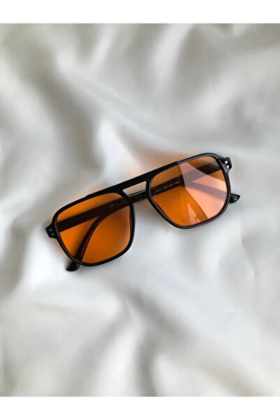 BluePepper Orange Sunglasses Pilot Model