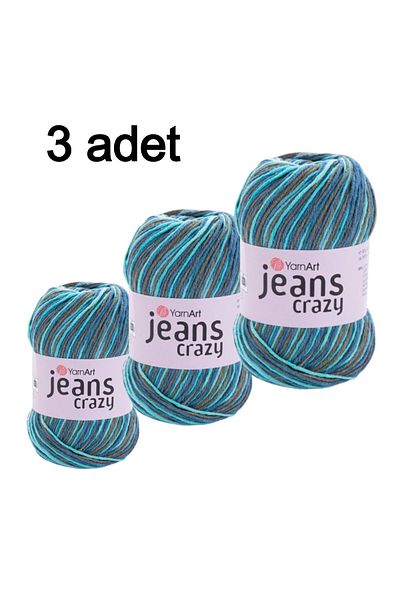 Yarnart Yarn Art Jeans Crazy Οργανωτικό Νήμα 7212 και Πακέτο 3