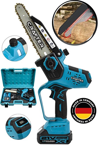 CRAFTERTOOLS Profesyonel 36V Çift Akülü 20Cm Pala Şarjlı Dal Budama Testeresi...