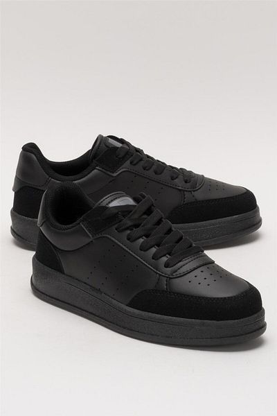 Liger Παπούτσια Unisex Flat Light Sole Sneaker - ΜΑΥΡΟ