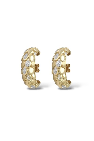 neslyaccessories Rain Çiçek Desen Küpe