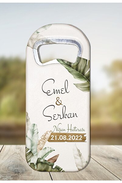 DeryalarPromosyon 10 Adet Kişiye Özel Kalıcı Baskı Hatıra Magneti Düğün Nişan...