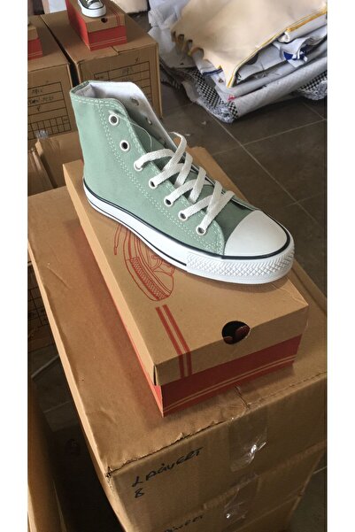rabellashoes rabella model açık yeşil  boğazlı convers