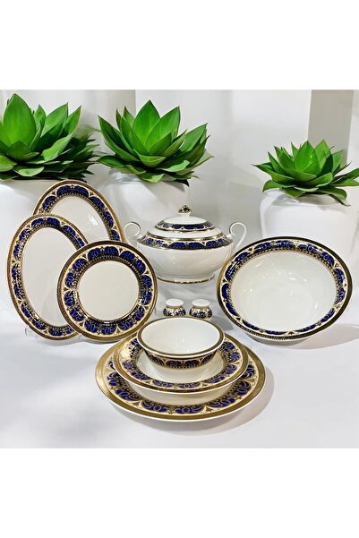 Lemons 60 PARÇA 12 KiSiLiK GOLD YEMEK TAKIMI