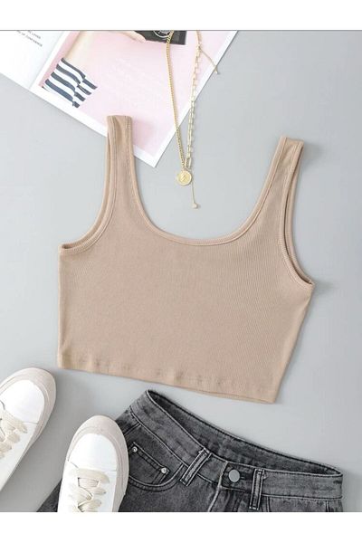 bemmoda Γυναικεία μπλούζα με τετράγωνο γιακά από 100% βαμβάκι